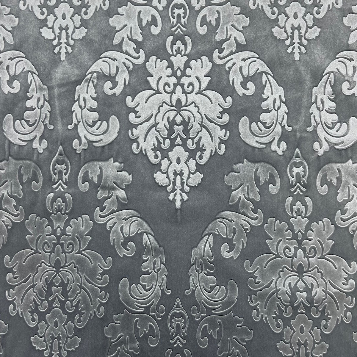 Dark Grey Velvet Upholstery Fabric by the Yard - Grey Velvet Dark Grey  Velvet Fabric