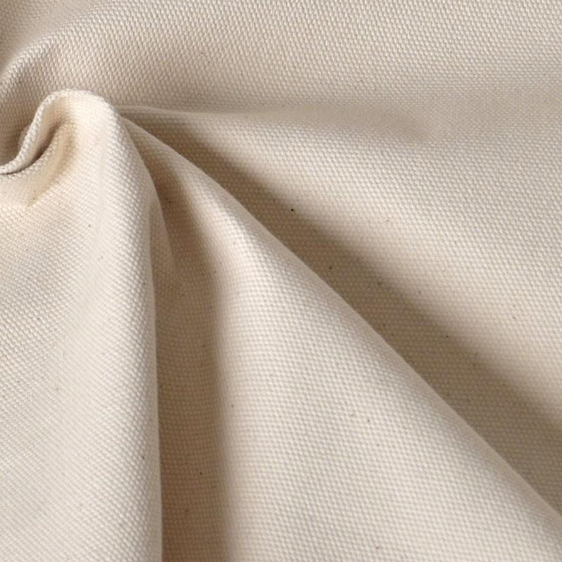 LA Linen Cotton Duck Canvas Cloth, 10oz. Natural  