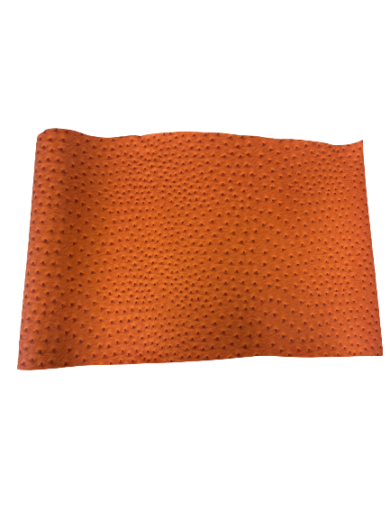 Orange Saratoga Ostrich Faux Leather Upholstery Vinyl Fabric – Fashion  Fabrics LLC