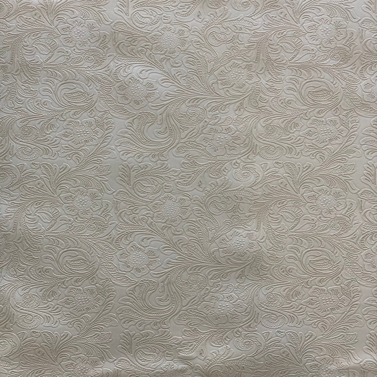 Pearlescent Beige Faux Leather Vinyl, Fabric Bistro