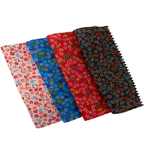 Red Multi Color Small Floral Print Poly Cotton Fabric – Fashion Fabrics LLC