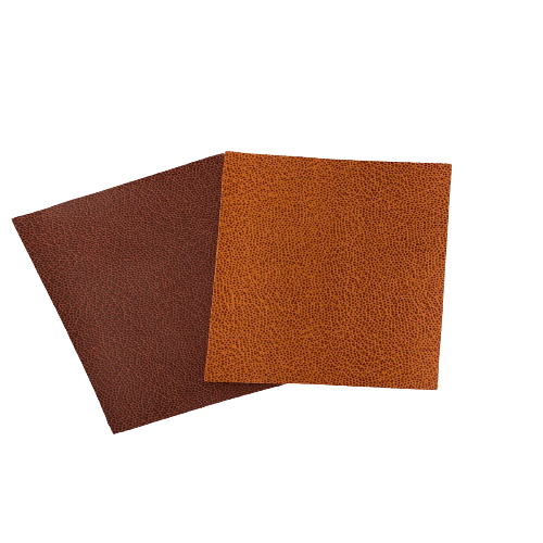 DARK BROWN Basketball Texture FAUX LEATHER SHEET 8.75 x 12