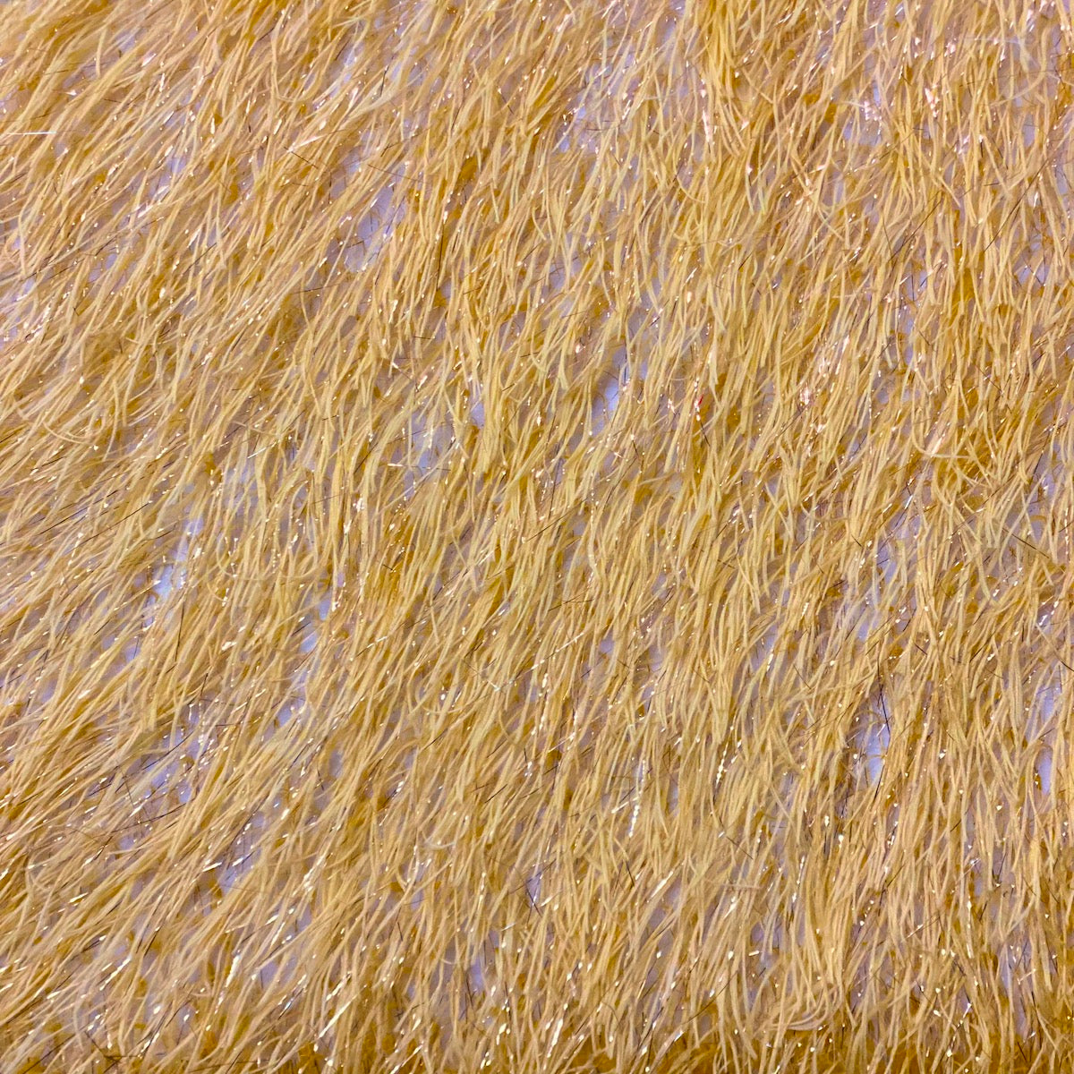 Metallic Gold Feathers Fabric