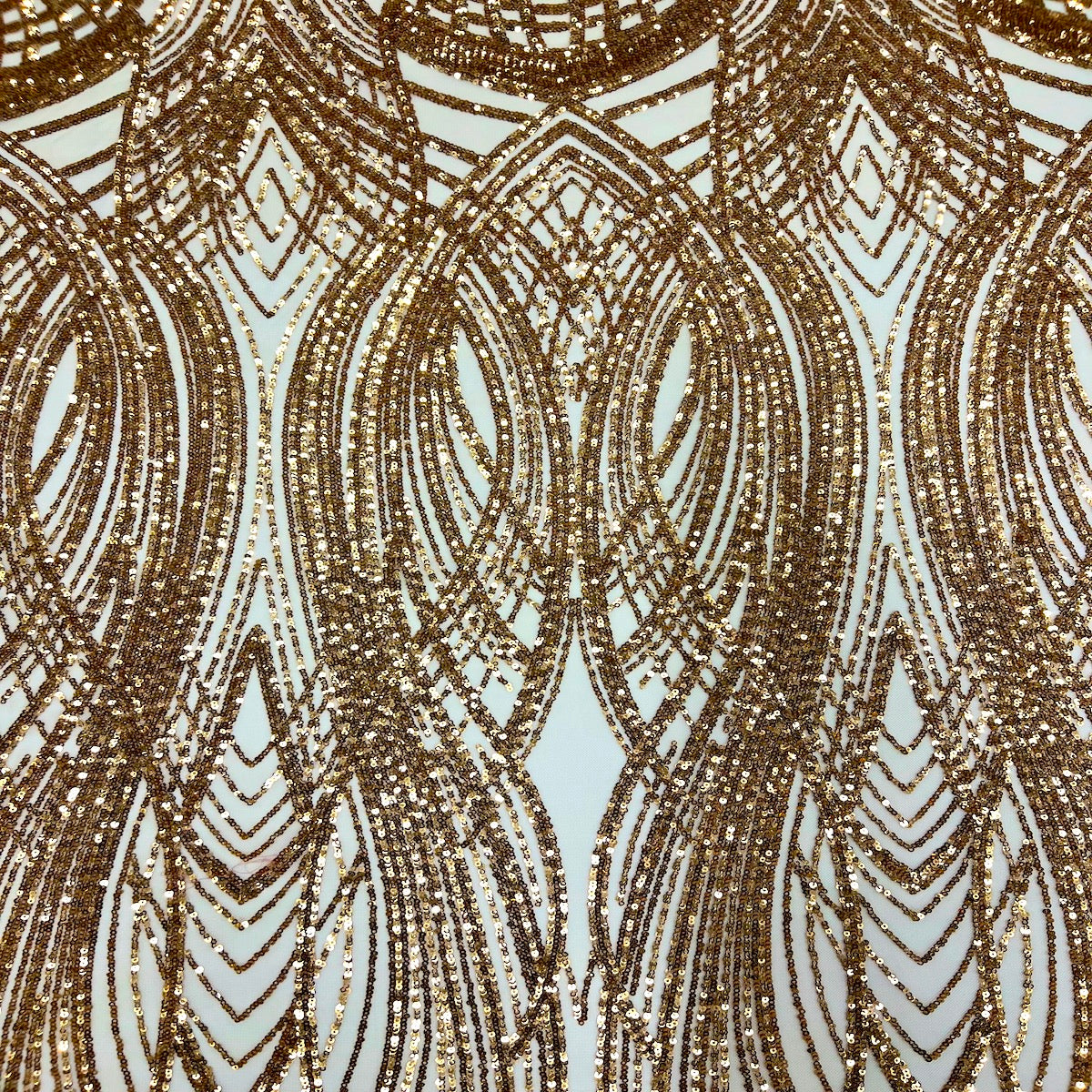 Stripe Sequin Fabric -  Canada