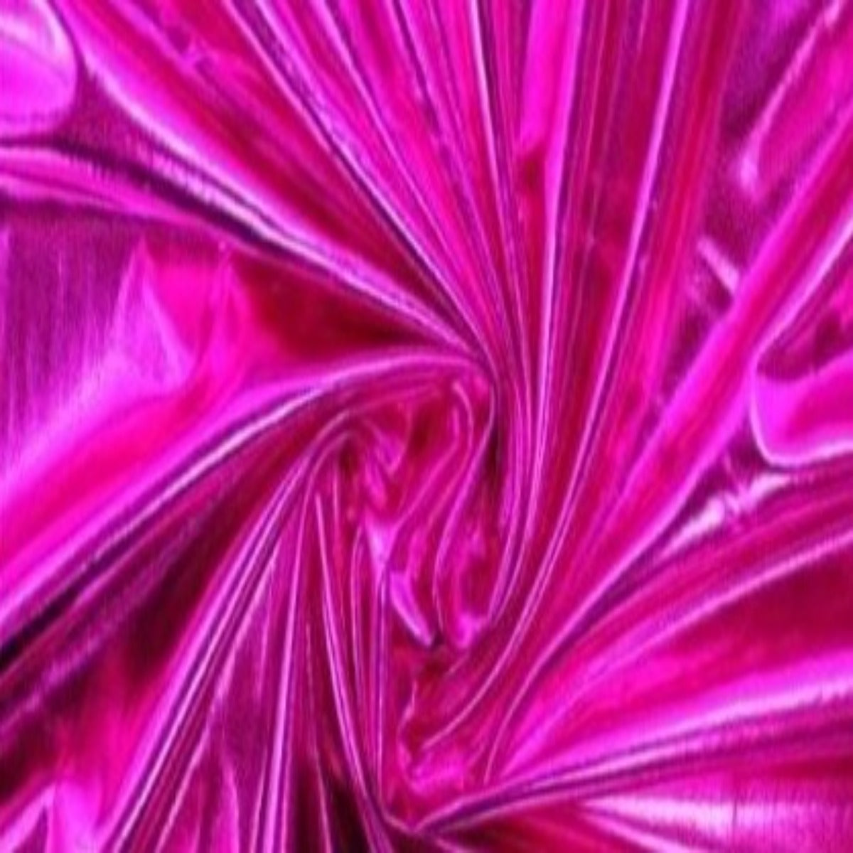Spandex Metallic Solid Hot Pink