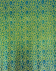 Leopard Print Glitter Canvas Vinyl Fabric