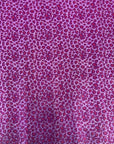 Leopard Print Glitter Canvas Vinyl Fabric