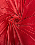 Red Misty Glitter Stretch Velvet Apparel Fabric