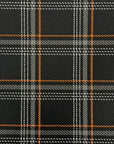 Orange Plaid Acrylic Twill Upholstery Fabric