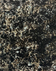 Gray Camouflage Leopard Print Crushed Stretch Velvet Fabric