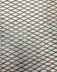 Diamond Pattern Sequins Stretch Mesh Fabric