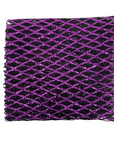 Purple Diamond Pattern Sequins Stretch Mesh Fabric