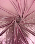 Pink Metallic Stretch Lurex Foil Shimmer ITY Spandex Fabric