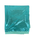 Aqua Blue Metallic Stretch Lurex Foil Shimmer ITY Spandex Fabric