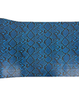 Royal Blue Caicos Snake Skin Faux Leather Vinyl Fabric