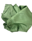 Sage Green Crystalized Reflective Liquid Bridal Satin Fabric