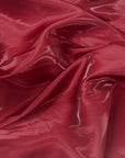 Burgundy Crystalized Reflective Liquid Bridal Satin Fabric