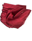 Burgundy Crystalized Reflective Liquid Bridal Satin Fabric