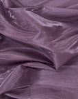 Plum Purple Crystalized Reflective Liquid Bridal Satin Fabric