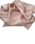 Blush Pink Crystalized Reflective Liquid Bridal Satin Fabric