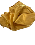 Gold Crystalized Reflective Liquid Bridal Satin Fabric