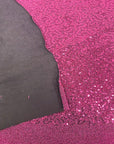 Fuchsia Pink Metallic Lurex Embroidered Sequins Fabric