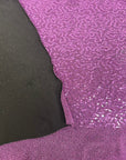 Purple Metallic Lurex Embroidered Sequins Fabric