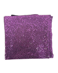 Purple Metallic Lurex Embroidered Sequins Fabric