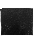 Black Metallic Lurex Embroidered Sequins Fabric