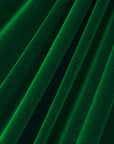 Hunter Green Velvet Flocking Fabric - Fashion Fabrics LLC