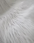 Latte Brown Shaggy Long Pile Faux Fur Fabric (4