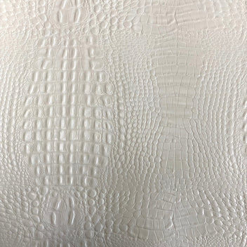 White Marine Gator Waterproof Anti-UV Vinyl Fabric – Fashion Fabrics LLC