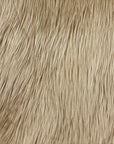 Beige Luxury Long Pile Shaggy Faux Fur Fabric - Fashion Fabrics LLC