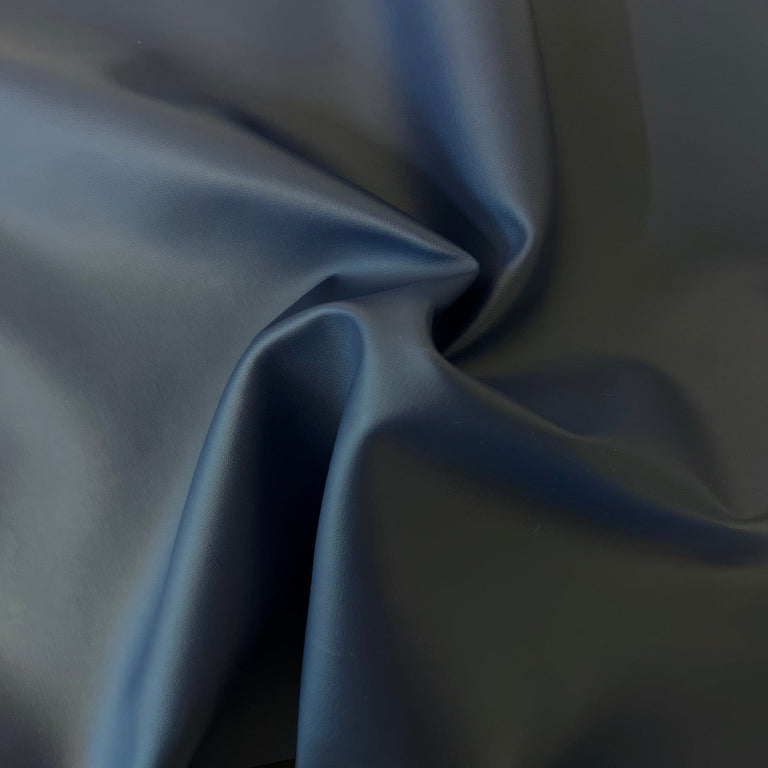 Navy Blue Soft Skin Faux Leather Upholstery Apparel Crafting Vinyl ...