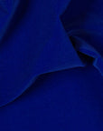 Royal Blue Velvet Flocking - Fashion Fabrics Los Angeles 