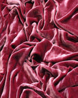 Pink Chartreuse Silk Velvet Fabric - Fashion Fabrics Los Angeles 